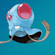 Pokémon Tentacool on Water background.